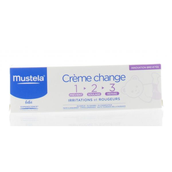 Mustela Bebe Creme Pour Le Change 1 2 3 50 Ml Le Change Pharmacodel Votre Pharmacie En Ligne